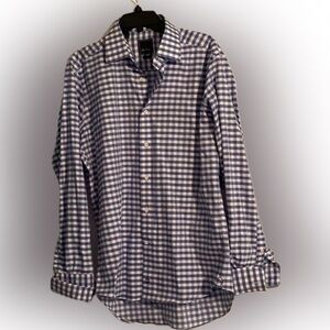 David Donahue Trim Fit Mens Shirt- 16.5 34/35